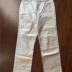 LOFT Shimmering Silver Jeans